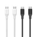 Momax 1-Link Flow | USB-C to USB-C Charging + Data Transfer Braided Cable 3.0m 100W - White