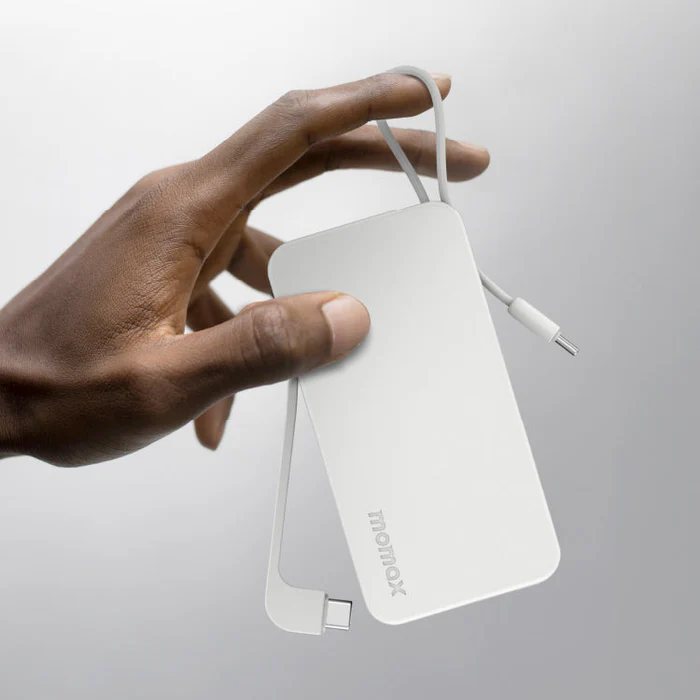 Momax 1-Power Vital+ | 10000mAh Battery Pack w/ Dual USB-C Cable