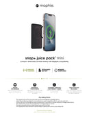 Mophie Snap+ Juice Pack Mini 5000mAh - Black