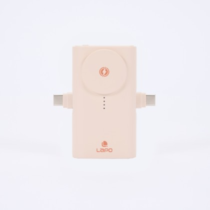 LaPO 5,000mAH Fast Charging Pocket Power Bank 2 Type-C