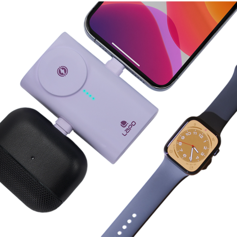 LaPO 5,000mAH Fast Charging Pocket Power Bank 2 Type-C