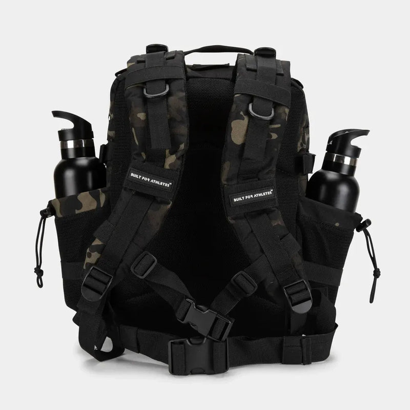 Built For Athletes Gym Backpack - Medium Black Camo