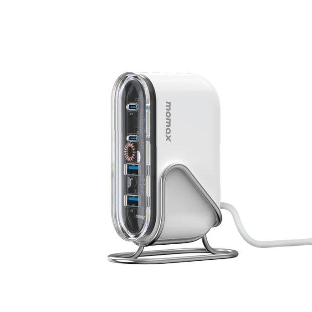 Momax 1-Charger Flow | PD 80W GaN Desktop Charger (4 Ports)