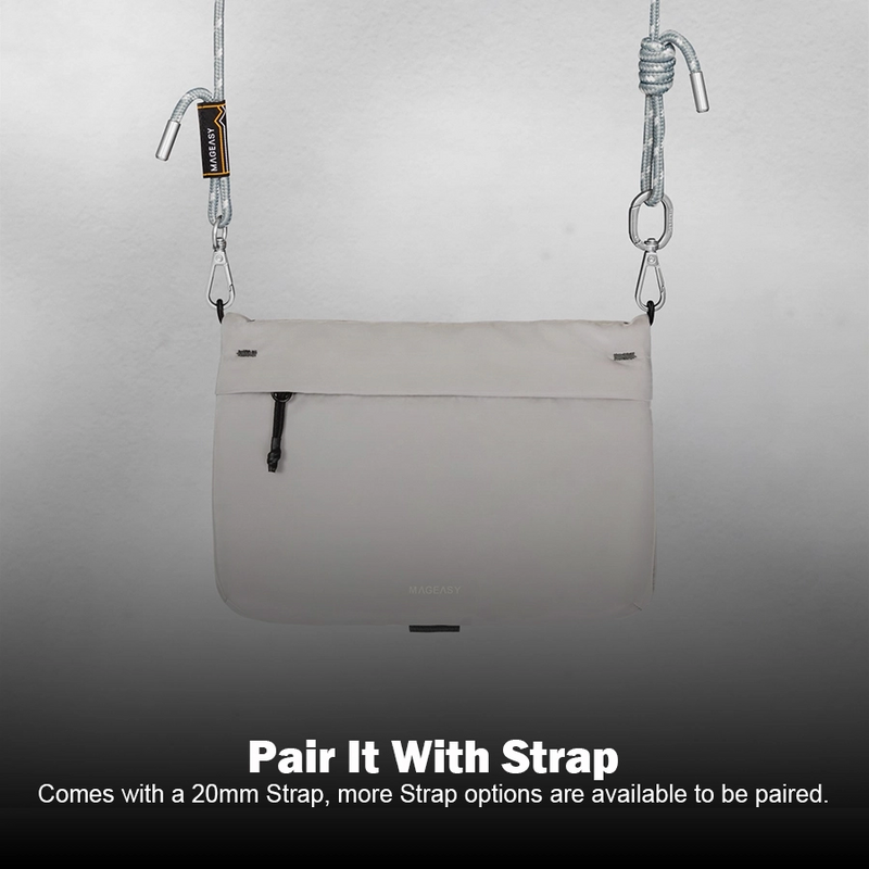 Mageasy 2l Sacoche Utility Crossbody Bag + 20mm Strap