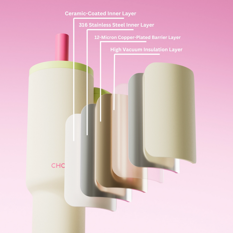 ChakoLab Bawang Ceramic Thermos Cup 1050ml