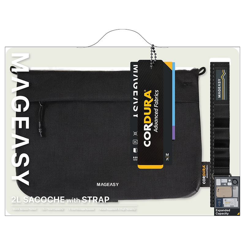 Mageasy 2l Sacoche Utility Crossbody Bag + 20mm Strap