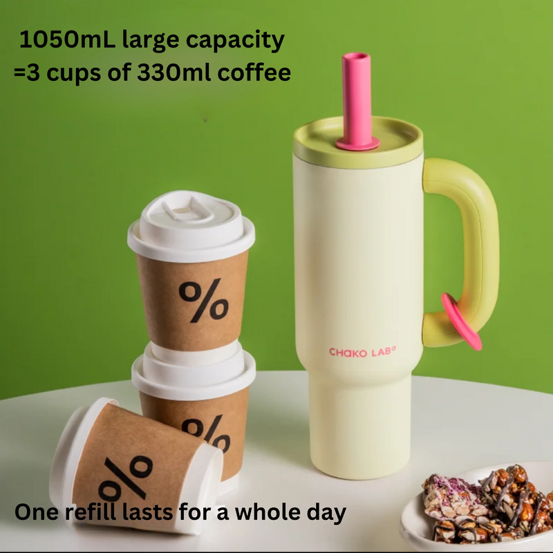 ChakoLab Bawang Ceramic Thermos Cup 1050ml