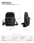 Ctactical CT2 V2.0 Shoulder Bag - Nylon 420D Ripstop