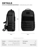 Ctactical CT21 V3.0 The Bunker - Cordura® Ballistic 1680D