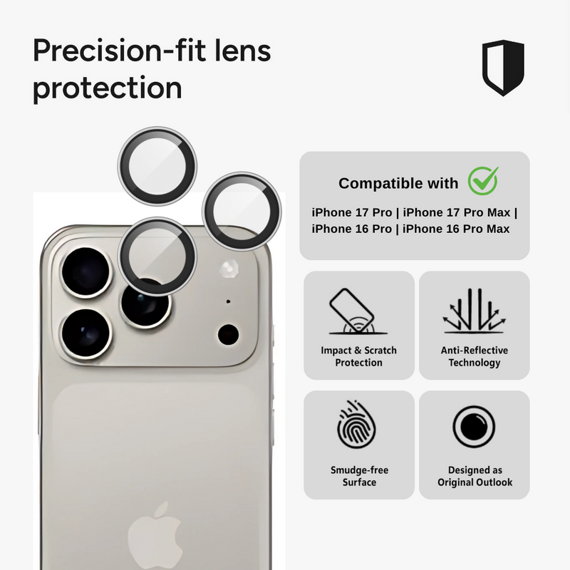 ZAGG Premium Lens Protector for iPhone 17 Series