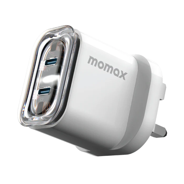 Momax 1-Charger Flow | PD 35W GaN Wall Charger (2 Ports)