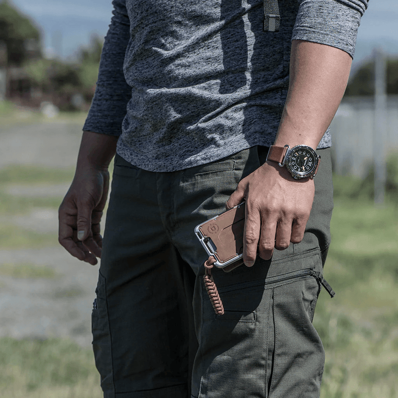 Dango Products M1 Maverick Tactical BiFold 4 Pocket Leather Wallet - Oribags