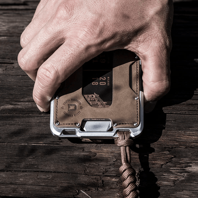 Dango Products M1 Maverick Tactical BiFold 4 Pocket Leather Wallet - Oribags