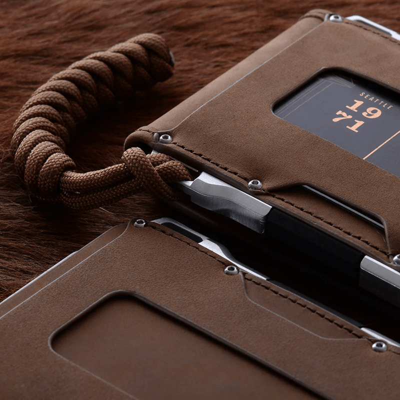 Dango Products M1 Maverick Tactical BiFold 4 Pocket Leather Wallet - Oribags