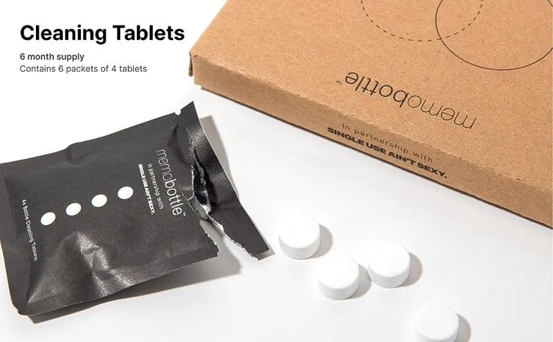 Memobottle Bottle Cleaning Tablet - 6 Month Pack