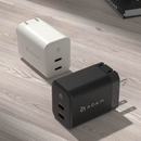 ADAM elements OMNIA X45C - GaN 45W Dual USC-C Port Compact Wall Charger (Black)