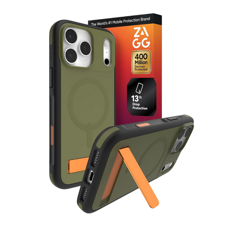ZAGG Sedona Snap with Kickstand + Camera Control Button MagSafe Case for iPhone 17 Pro Max
