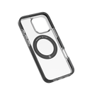 ZAGG Santa Cruz Snap Case for iPhone 16 Series with 360 Rotate Stand - Black