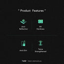 Hoda Anti-Reflection Full Coverage Tempered Glass with Helper for iPhone 15 Series - Oribags