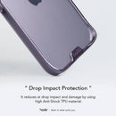 Hoda Crystal Pro Glass Case Military Standard for iPhone 15 Series - Clear - Oribags