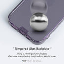 Hoda Crystal Pro Glass Case Military Standard for iPhone 15 Series - Clear - Oribags