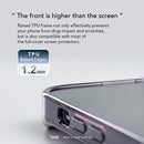 Hoda Crystal Pro Glass Case Military Standard for iPhone 15 Series - Clear - Oribags