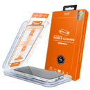 Hoda Gaming Anti-Glare Full Coverage Tempered Glass with Helper for iPhone 15 Series - Matte - Oribags