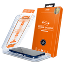 Hoda Gaming Anti-Glare Full Coverage Tempered Glass with Helper for iPhone 15 Series - Matte - Oribags