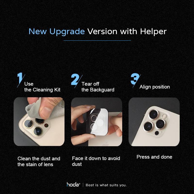 Hoda Sapphire Lens Protector with Helper for iPhone 15 /15 Plus (2pcs) - Oribags