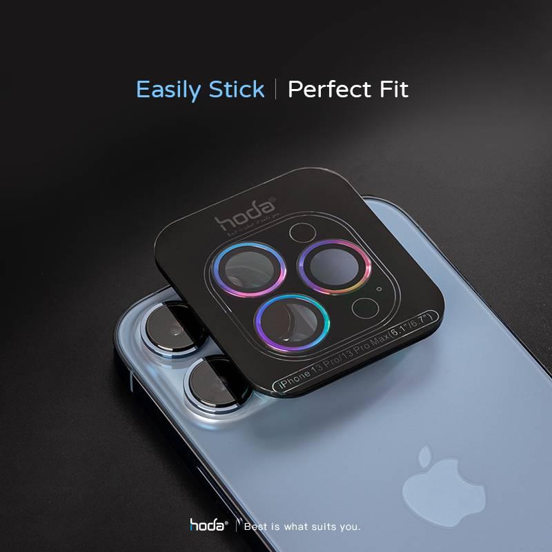 Hoda Sapphire Lens Protector with Helper for iPhone 15 Pro/15 Pro Max (3pcs) - Oribags