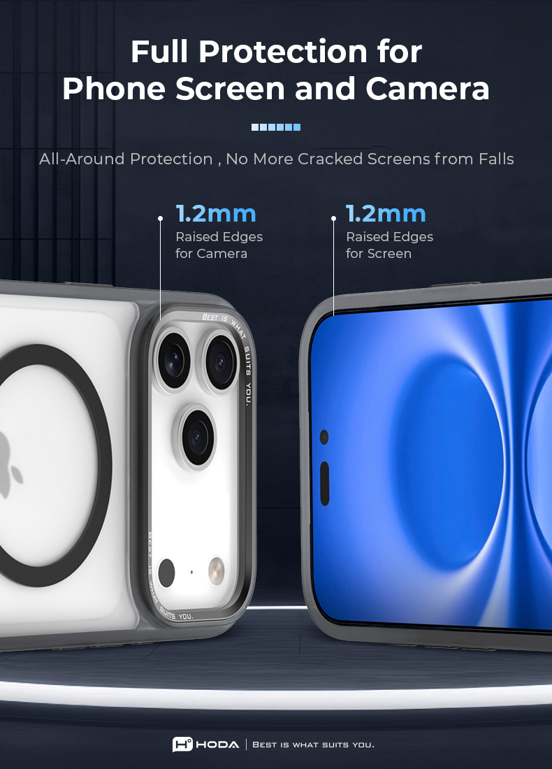 Hoda iPhone 17 Series Magsafe Rough Case Military Standard - (Orange)