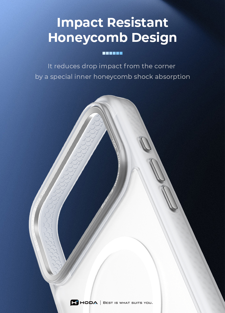 Hoda iPhone 17 Series Magsafe Rough Case Military Standard - (Orange)