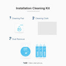 Hoda Clear Tempered Glass Watch Protector-Titanium Alloy Frame for Apple Watch 49mm - Matte Silver