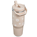 Stanley IceFlow Flip Straw Tumbler | 30oz | Daisies Collection
