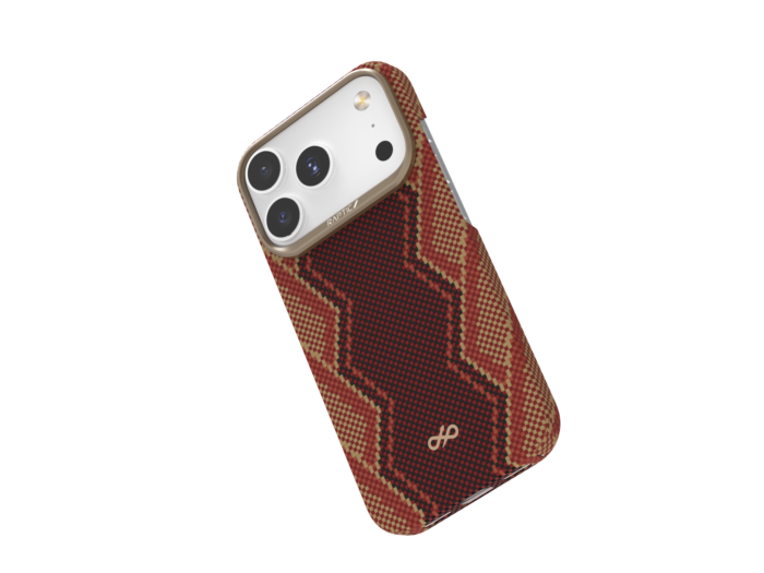 Raptic Aramid Fiber Skin-Bionic Case with Magsafe for iPhone 17 Pro Series - Snake