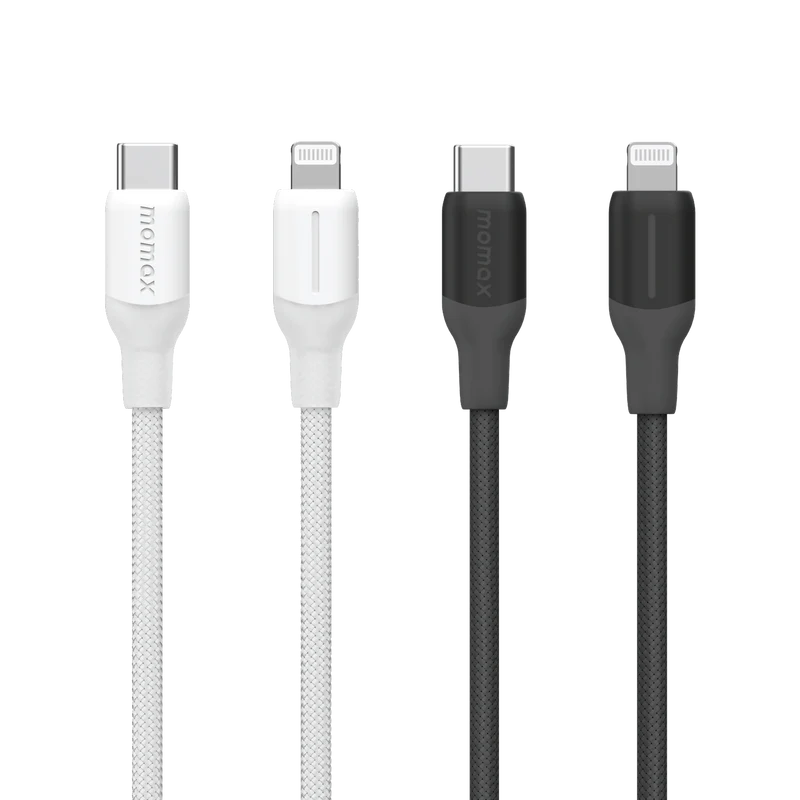 Momax 1-Link Flow | USB-C to Lightning Charging + Data Transfer Braided Cable 2.0m 35W