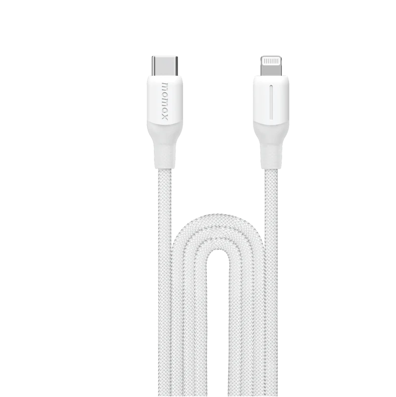 Momax 1-Link Flow | USB-C to Lightning Charging + Data Transfer Braided Cable 2.0m 35W