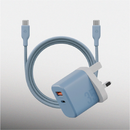 Energea Bazic Velox 35WGaN Charger with Weave Cable 1.5M 1A 1C Port