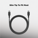 Energea Bazic Velox 35WGaN Charger with Weave Cable 1.5M 1A 1C Port