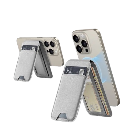 ESR HaloLock Vegan Leather Wallet Serie iPhone 14/13/12 Genuine Leather with HaloLock Magnetic Core Compatible with MagSafe