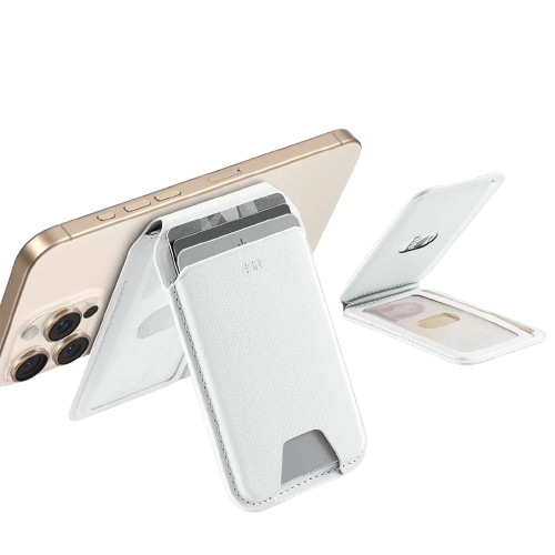 ESR HaloLock Vegan Leather Wallet Serie iPhone 14/13/12 Genuine Leather with HaloLock Magnetic Core Compatible with MagSafe