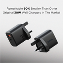 Energea Bazic Velox 35WGaN Charger with Weave Cable 1.5M 1A 1C Port