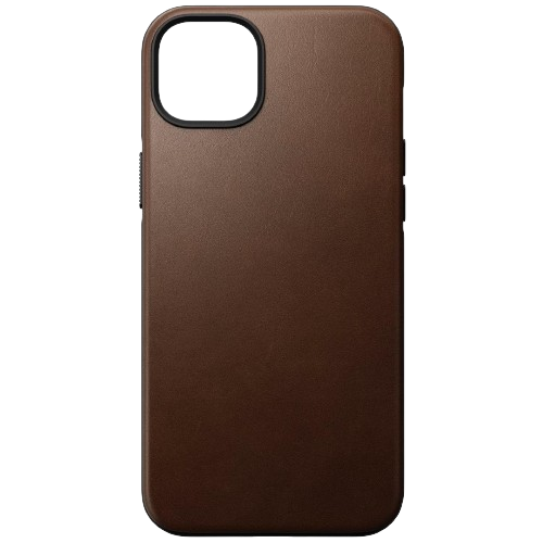 Nomad Modern Leather Case compatible for iPhone 14 series - Rustic Brown - Oribags