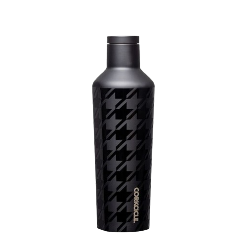 Corkcicle 16oz Canteen | Houndstooth Collection - Onyx