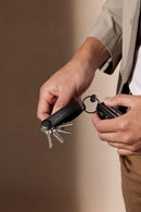 Orbitkey Pebbled Leather Key Organiser - Oribags