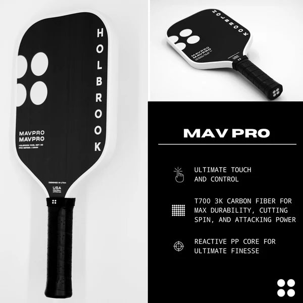 Holbrook Pro Series Mav Pro 16mm 2.0 Pickleball Paddle (Pink)