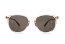 (Markdown) Rocket Eyewear MTO P3 Classic Sunglasses - Rose-Tinted Crystal & Blush with Brown Polarized Lenses (Crystal Strikes Back) - Raised Asian Fit