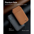 ESR HaloLock Vegan Leather Wallet Serie iPhone 14/13/12 Genuine Leather with HaloLock Magnetic Core Compatible with MagSafe