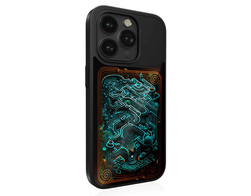 (Markdown) STM Goods iPhone 15 Pro Series Phone Case Reveal Warm (MagSafe) - Black Realm