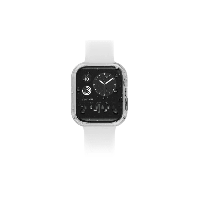 UNIQ Nautic Watch Case with IP68 Water-Resistant Curved Tempered Glass Screen Protection 41mm - Clear - Oribags